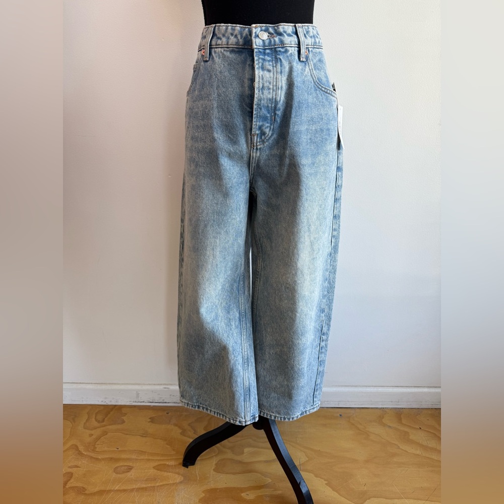 Free People Deep Trance Mid Rise Dropped Boyfriend Jeans